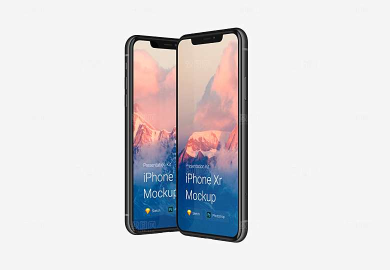 苹果xr手机iphoneXR界面展示样机