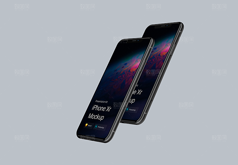 苹果xr手机iphoneXR界面展示样机