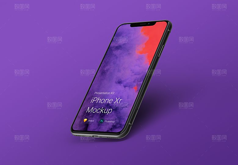 苹果xr手机iphoneXR界面展示样机