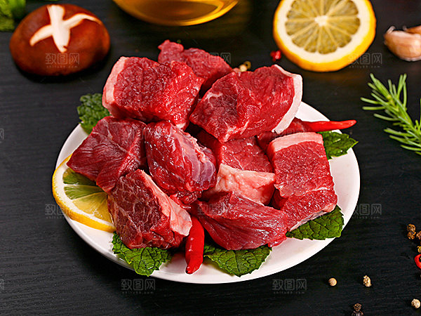 生鲜肉类实拍素材猪肉羊肉牛排鸡蛋
