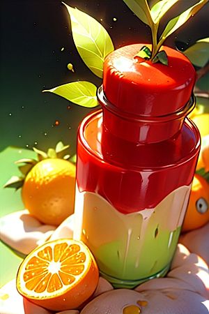 多汁水果橙子美味系列图