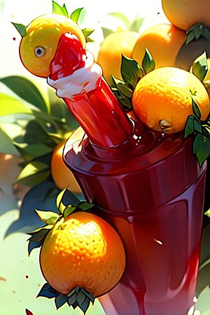 多汁水果橙子美味系列图