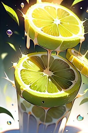 美味柠檬水果系列图