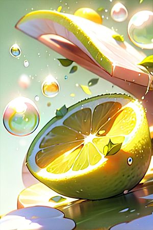 美味柠檬水果系列图