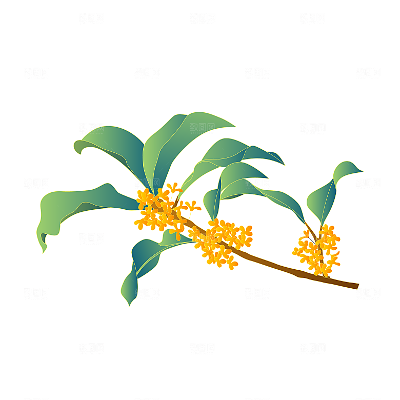 中秋节节日兔子月亮月饼图案素材