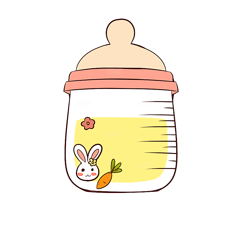 母婴用品插图素材手绘婴儿服装玩具素材