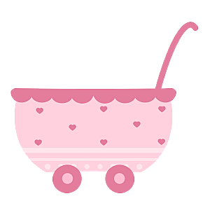 母婴用品插图素材手绘婴儿服装玩具元素