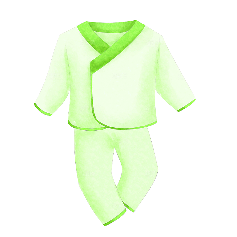 母婴用品插图素材手绘婴儿服装玩具