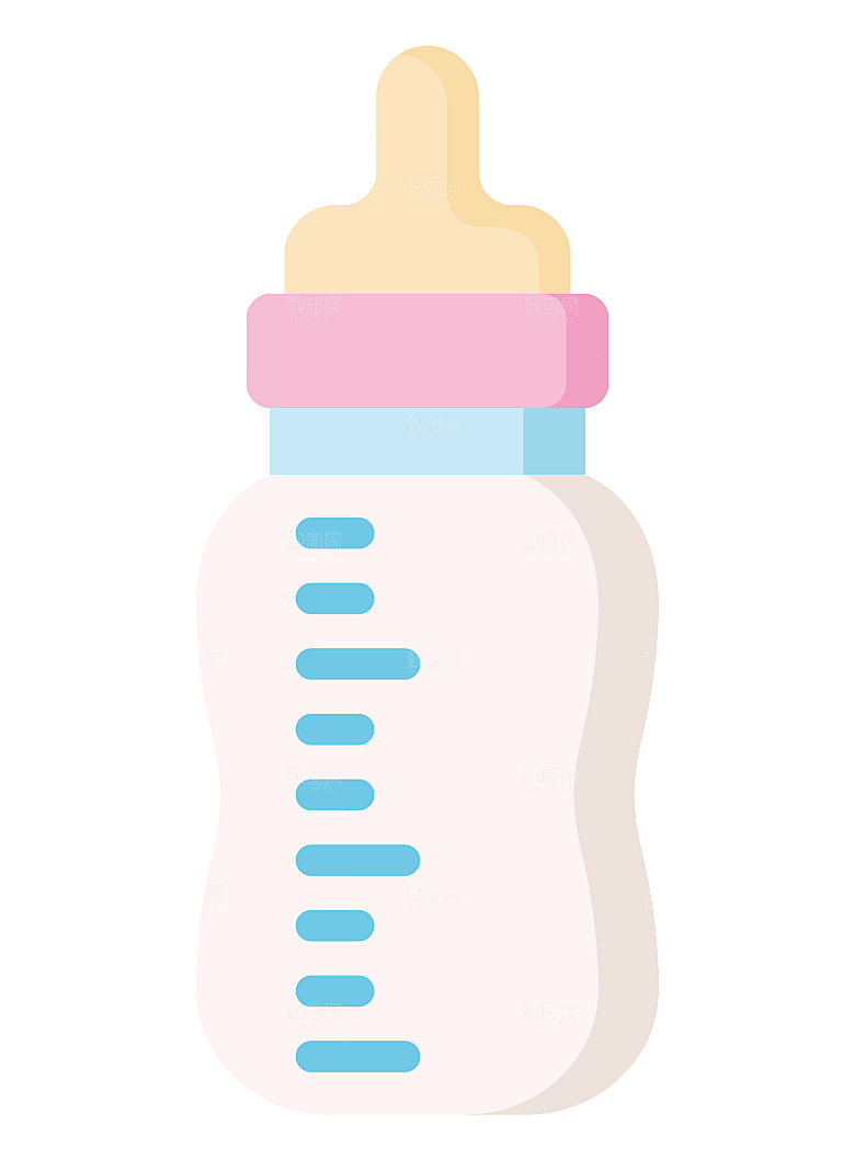 母婴用品插图素材手绘婴儿服装玩具素材