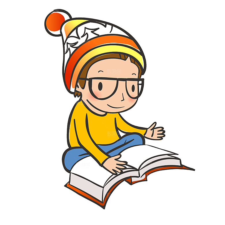 卡通儿童学生同学老师上课教室设计素材元素