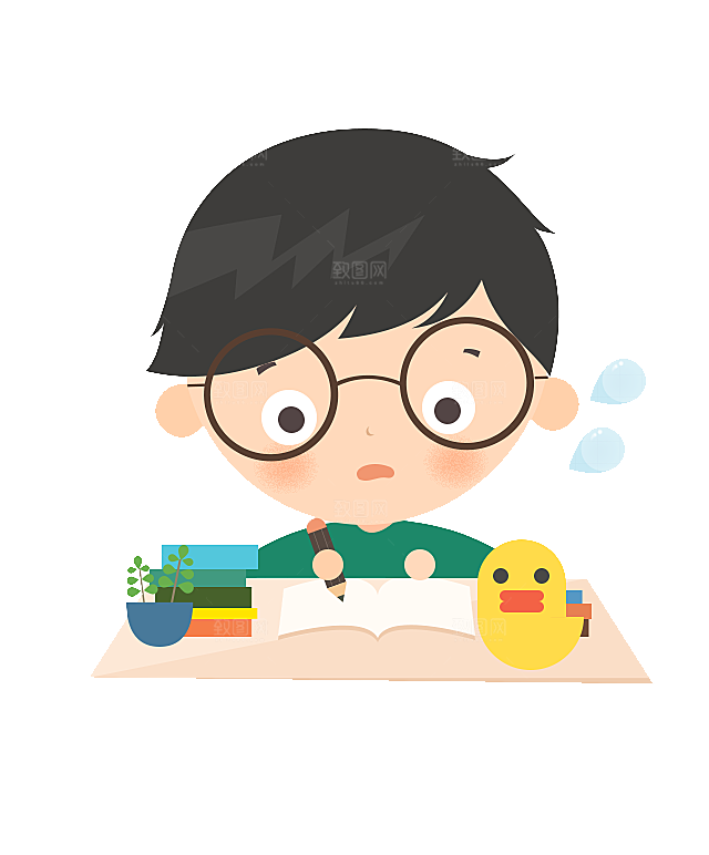 卡通儿童学生同学老师上课教室设计素材
