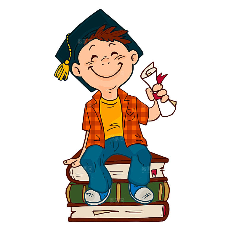 卡通儿童学生同学老师上课教室设计素材