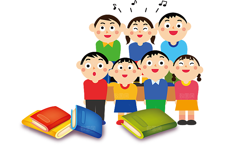 卡通儿童学生同学老师上课教室设计素材
