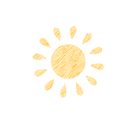 卡通儿童太阳爷爷可爱图案ps设计元素素材