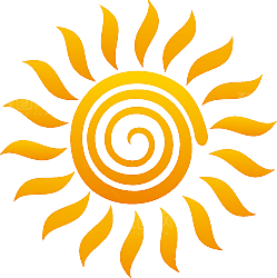 卡通儿童太阳爷爷可爱图案ps设计元素