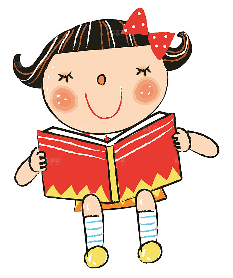 卡通儿童学生同学老师上课教室设计素材元素