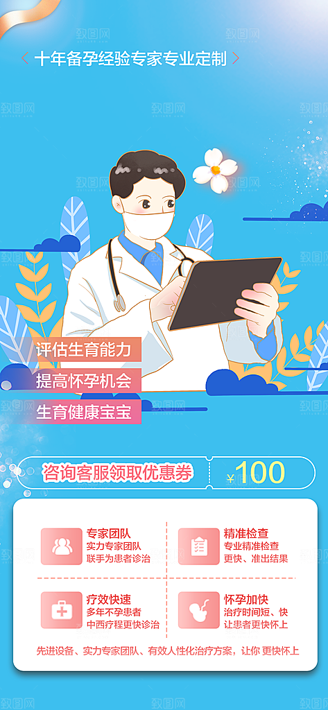 医疗健康科普知识宣传海报