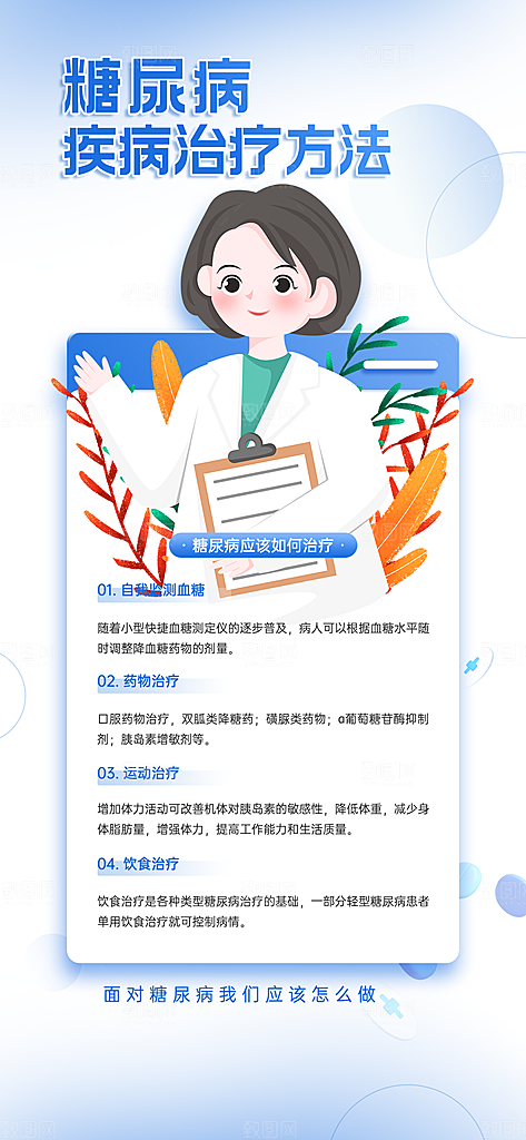医疗健康科普知识宣传海报
