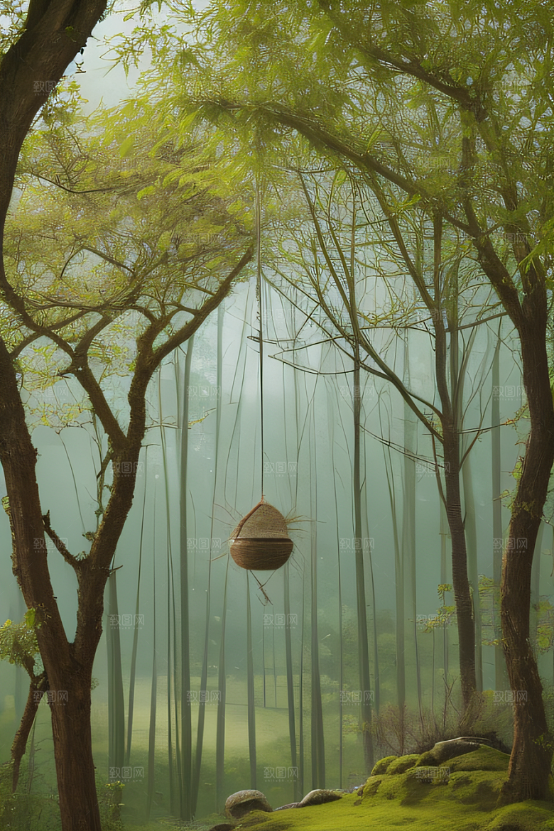 大自然的和谐之美细腻描绘