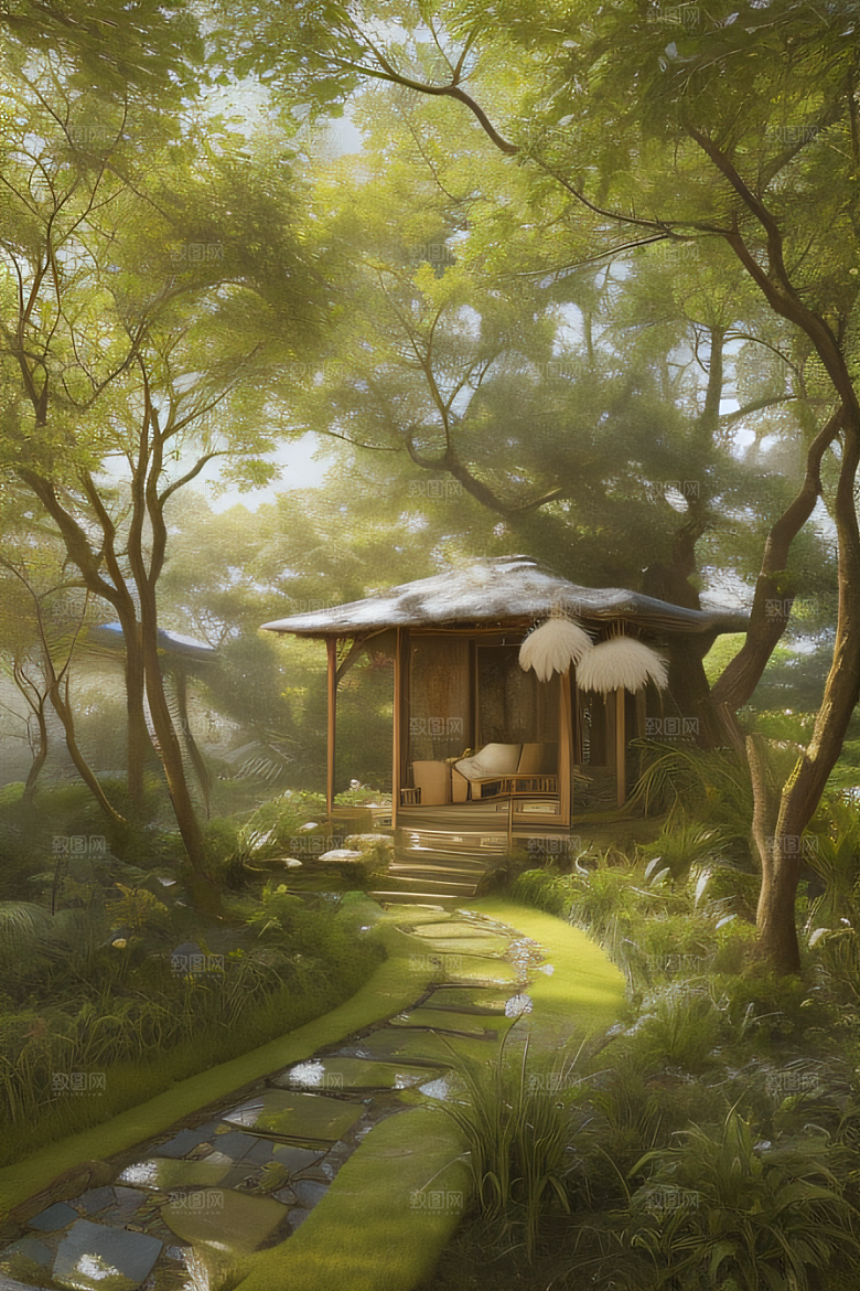 大自然的和谐之美细腻描绘