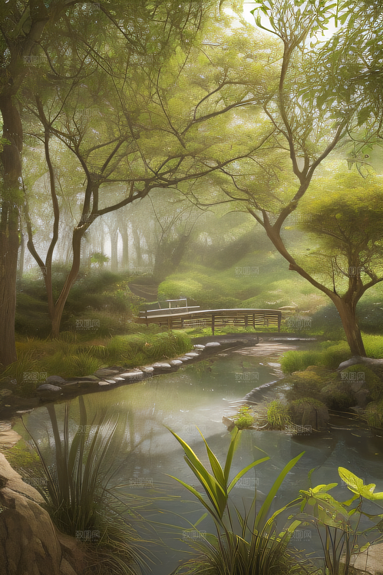 大自然的和谐之美细腻描绘