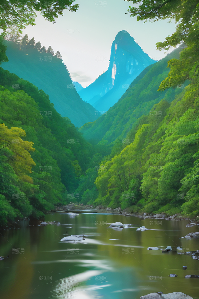 山水画境让人流连忘返的山水之境