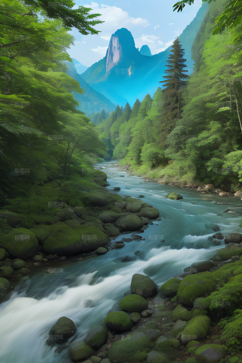 山水画境让人流连忘返的山水之境
