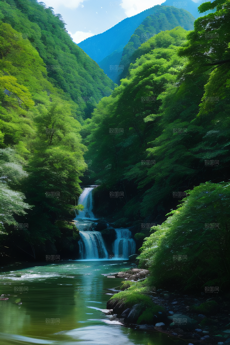 自然的魅力自然景观中散发出的迷人魅力