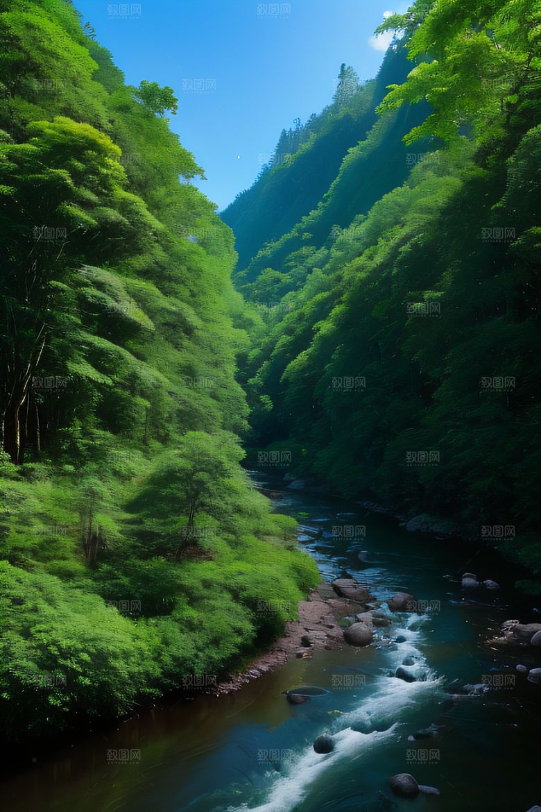 纯净与和谐自然景观带来的纯净与和谐感