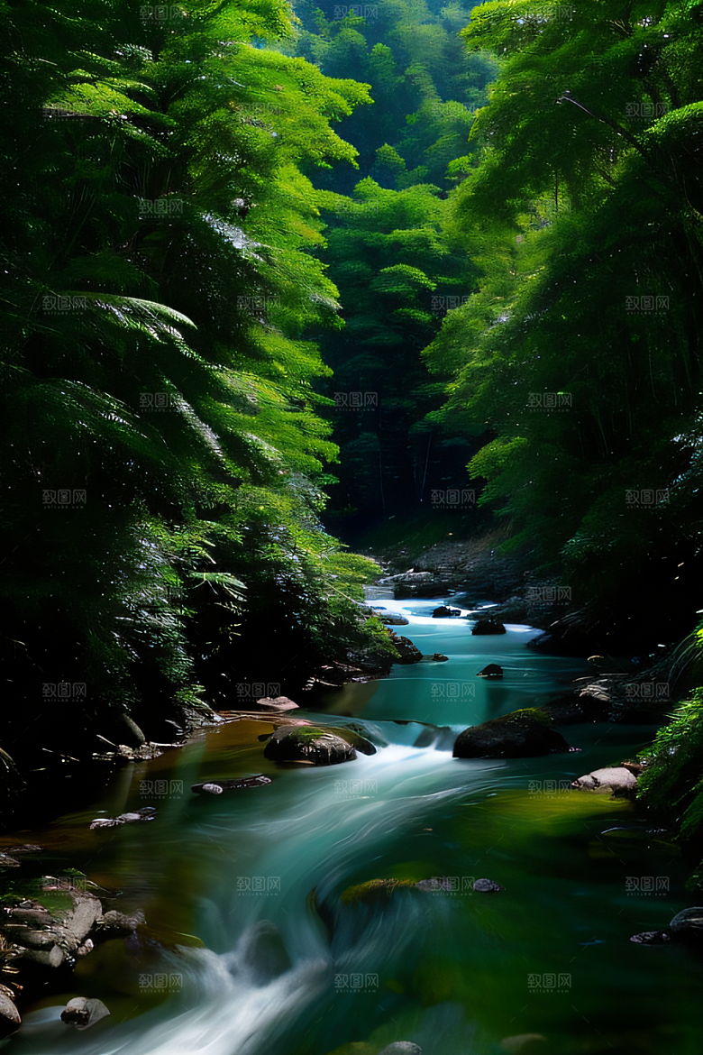 美丽的自然自然景观中的美丽与壮丽