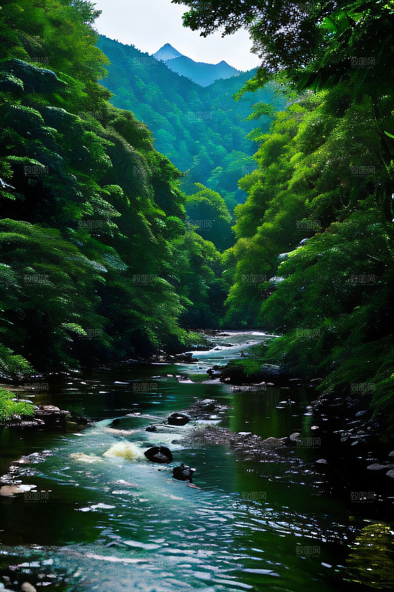 美丽的自然自然景观中的美丽与壮丽