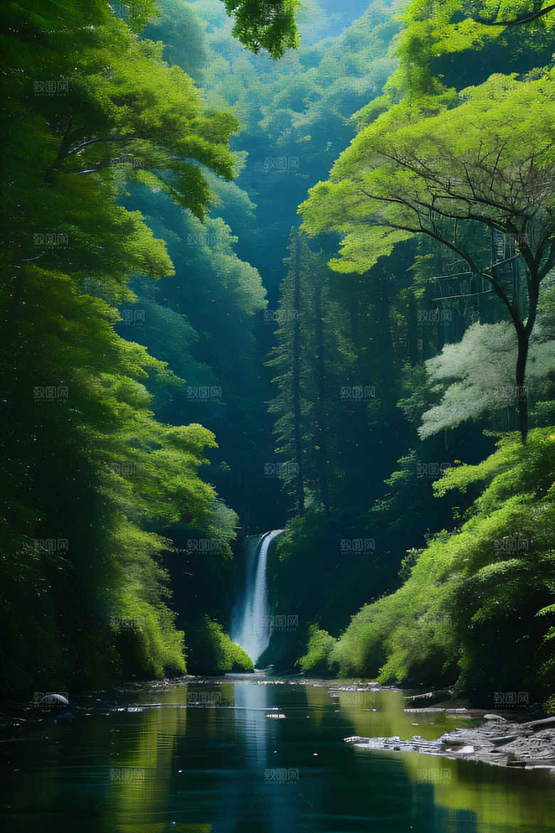 自然的抚慰山水之间带来的宁静与放松