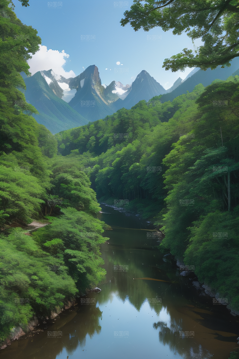 自然的抚慰山水之间带来的宁静与放松