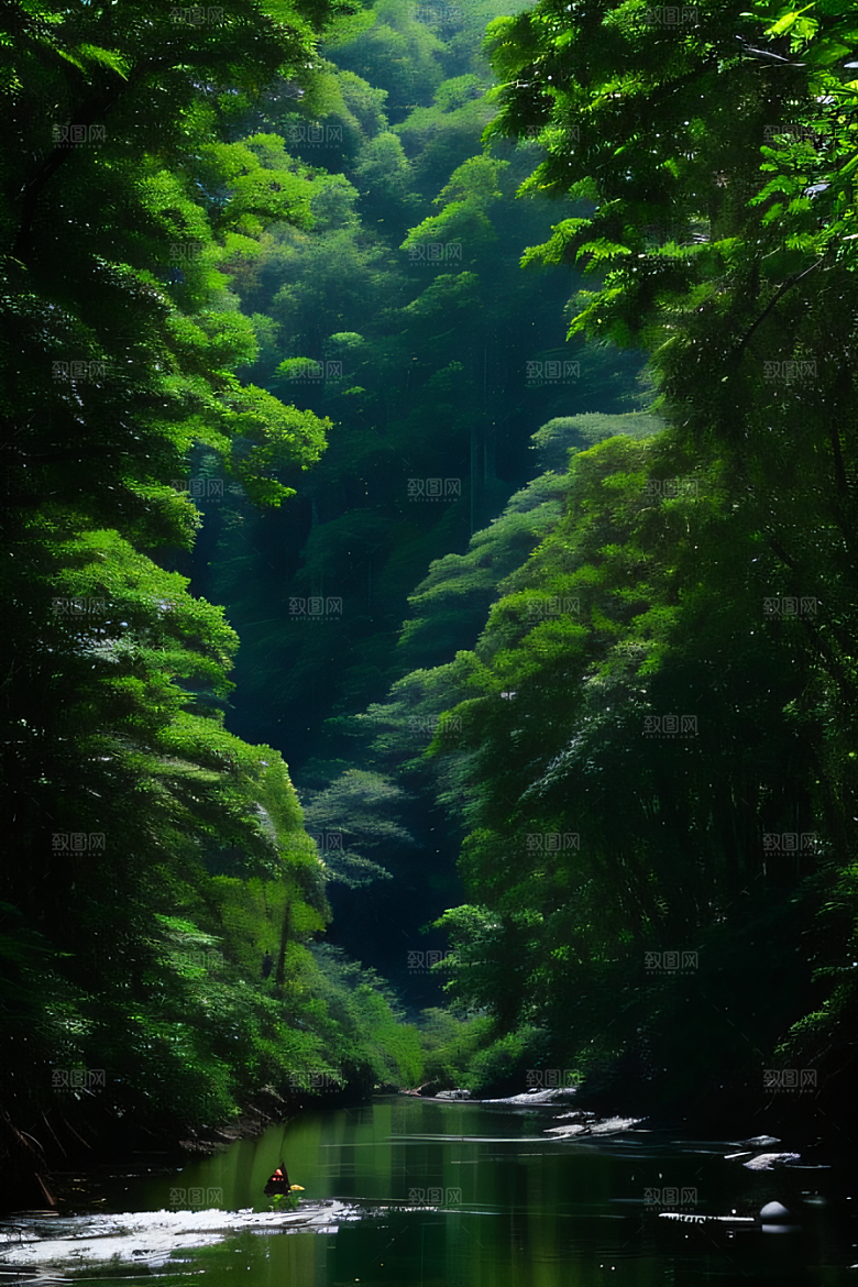 自然的和谐鸟儿与草丛的宁静共处图案