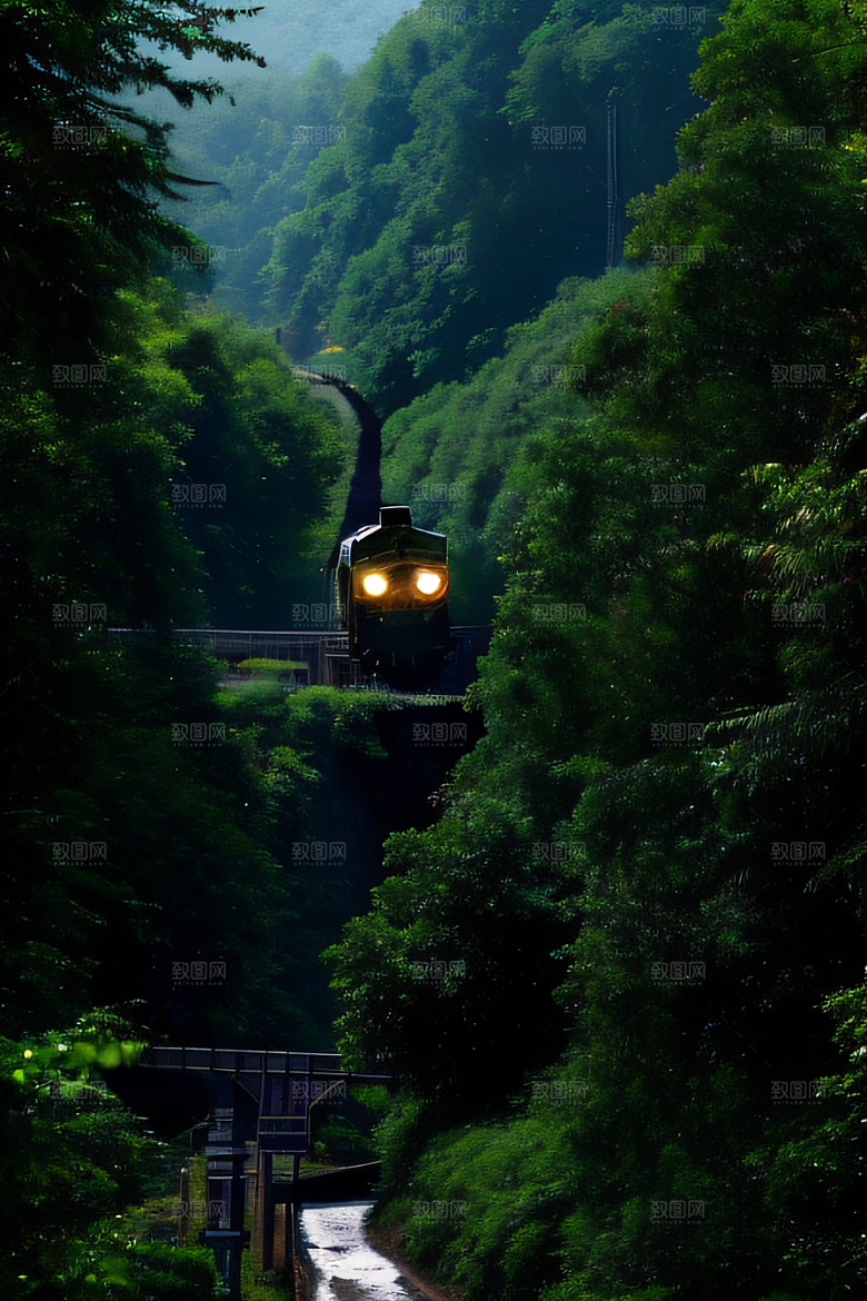风景如画的列车之旅