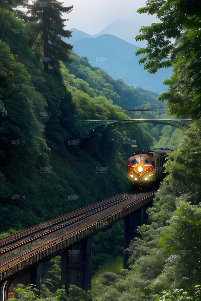 风景如画的列车之旅