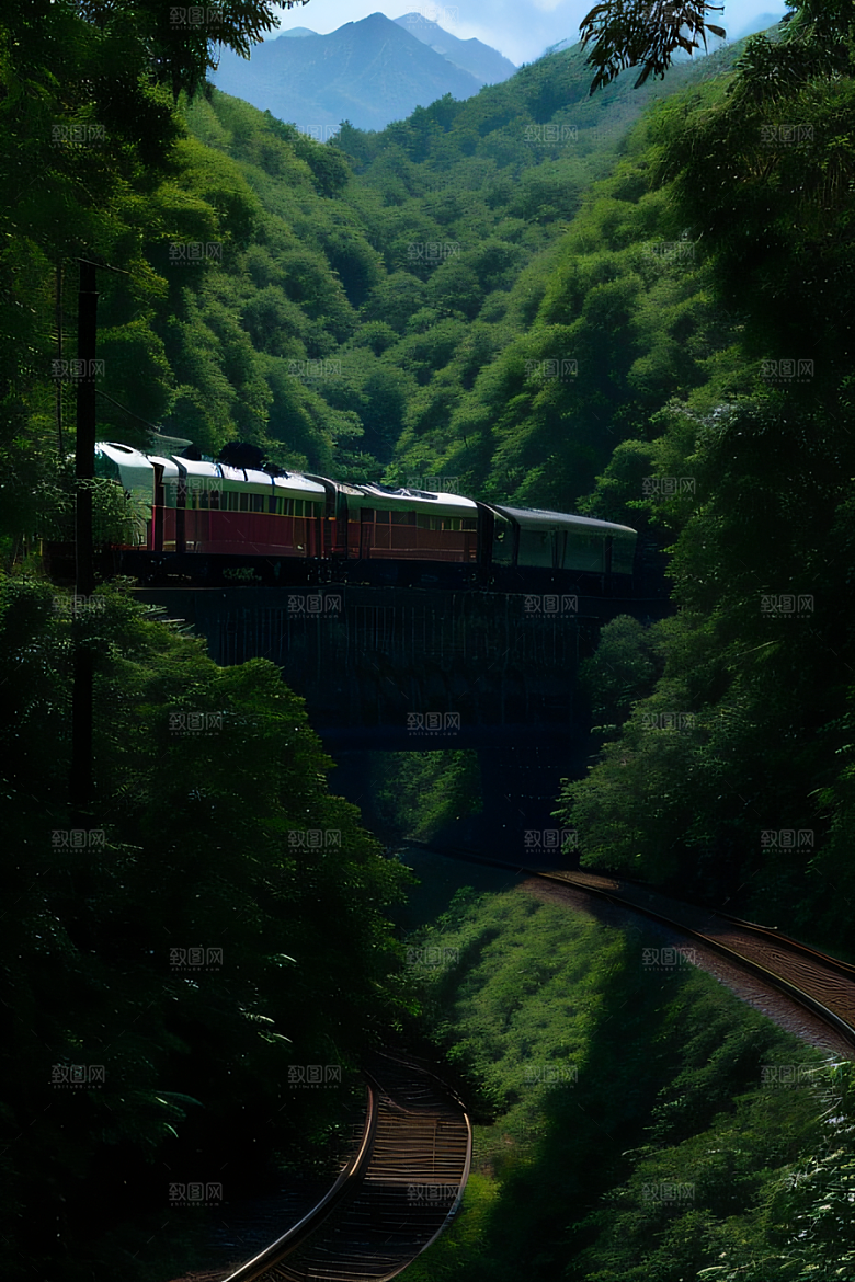 风景如画的列车之旅