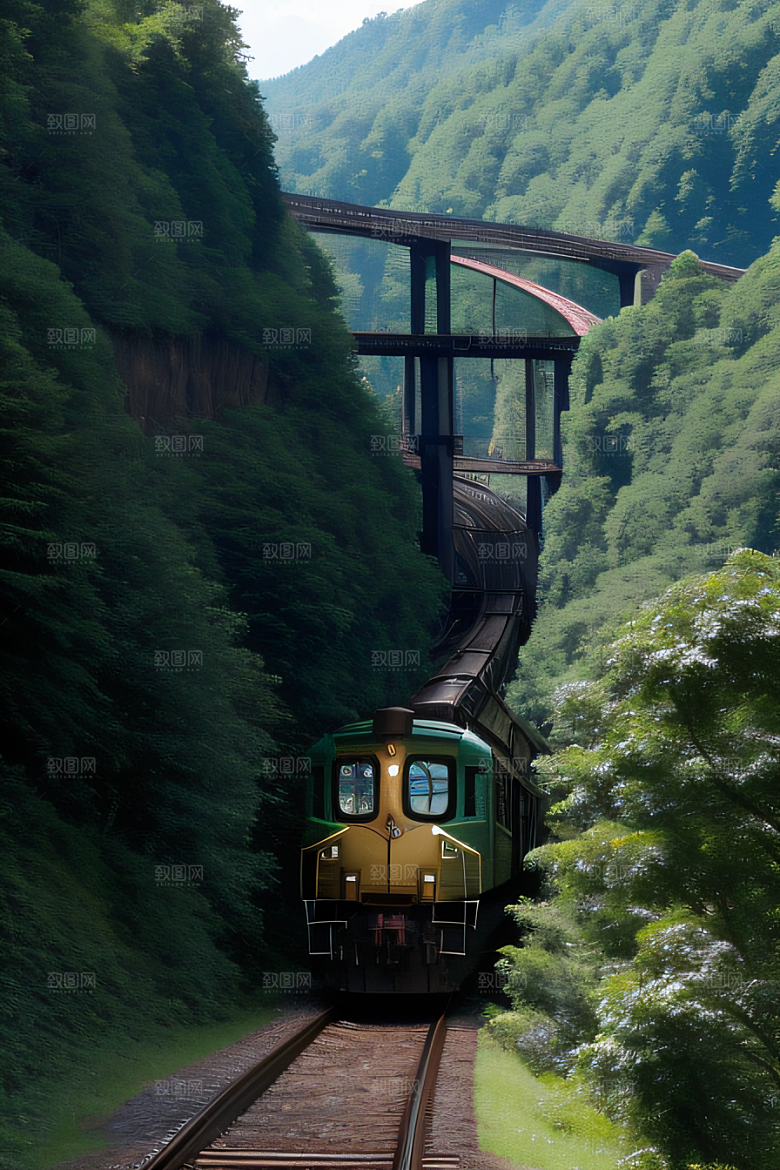 风景如画的列车之旅