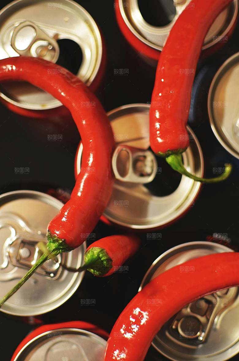红辣椒蔬菜摄影图