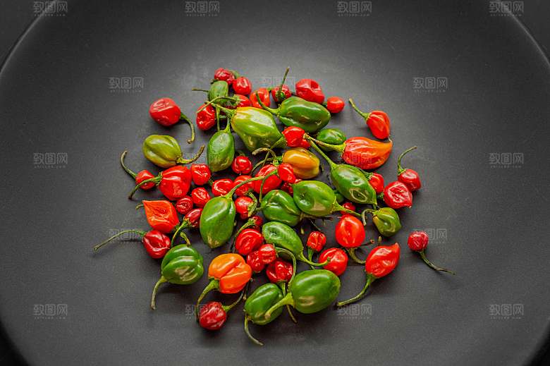 蔬菜辣椒特写摄影图