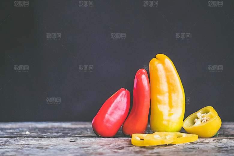 辣椒摄影红辣椒蔬菜图