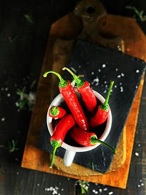 辣椒摄影红辣椒蔬菜图