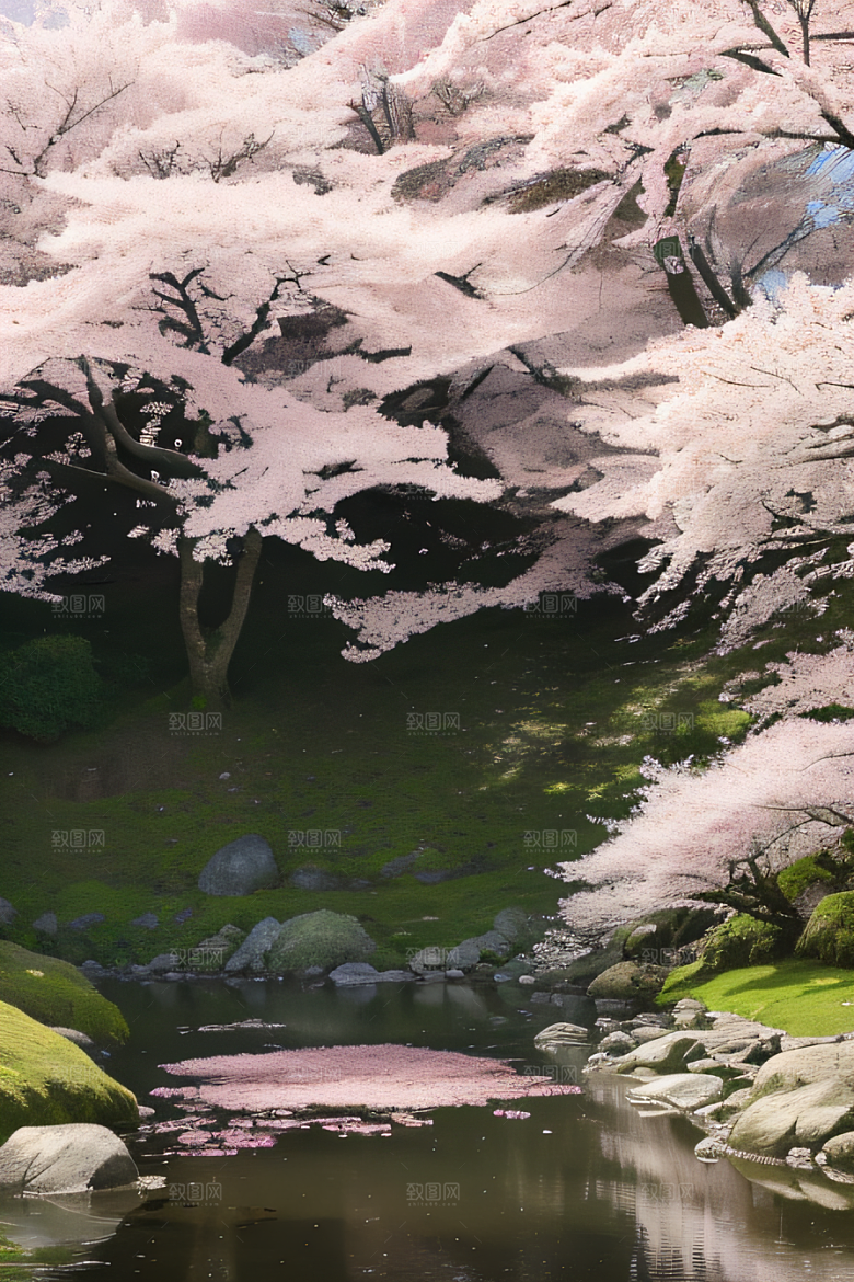 梦幻中的樱花世界