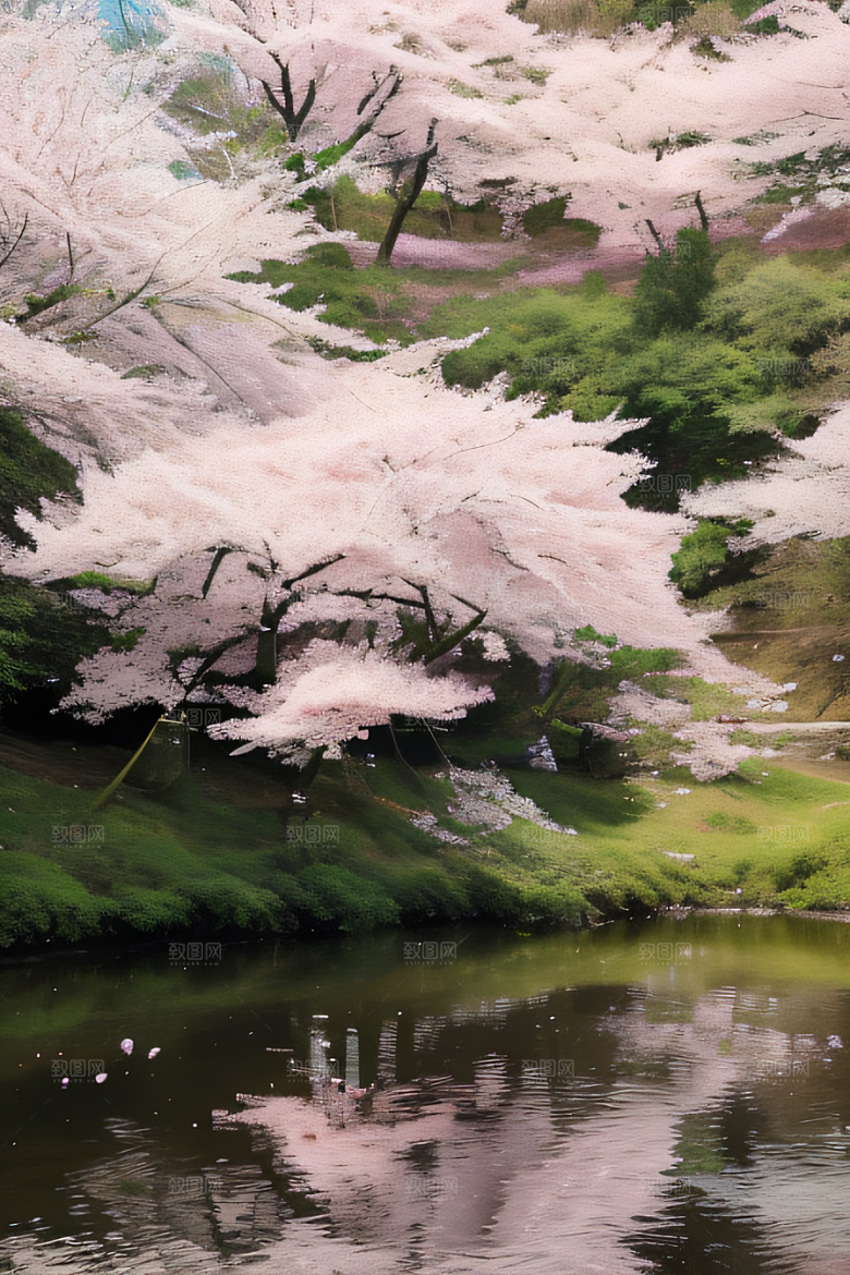 梦幻中的樱花世界