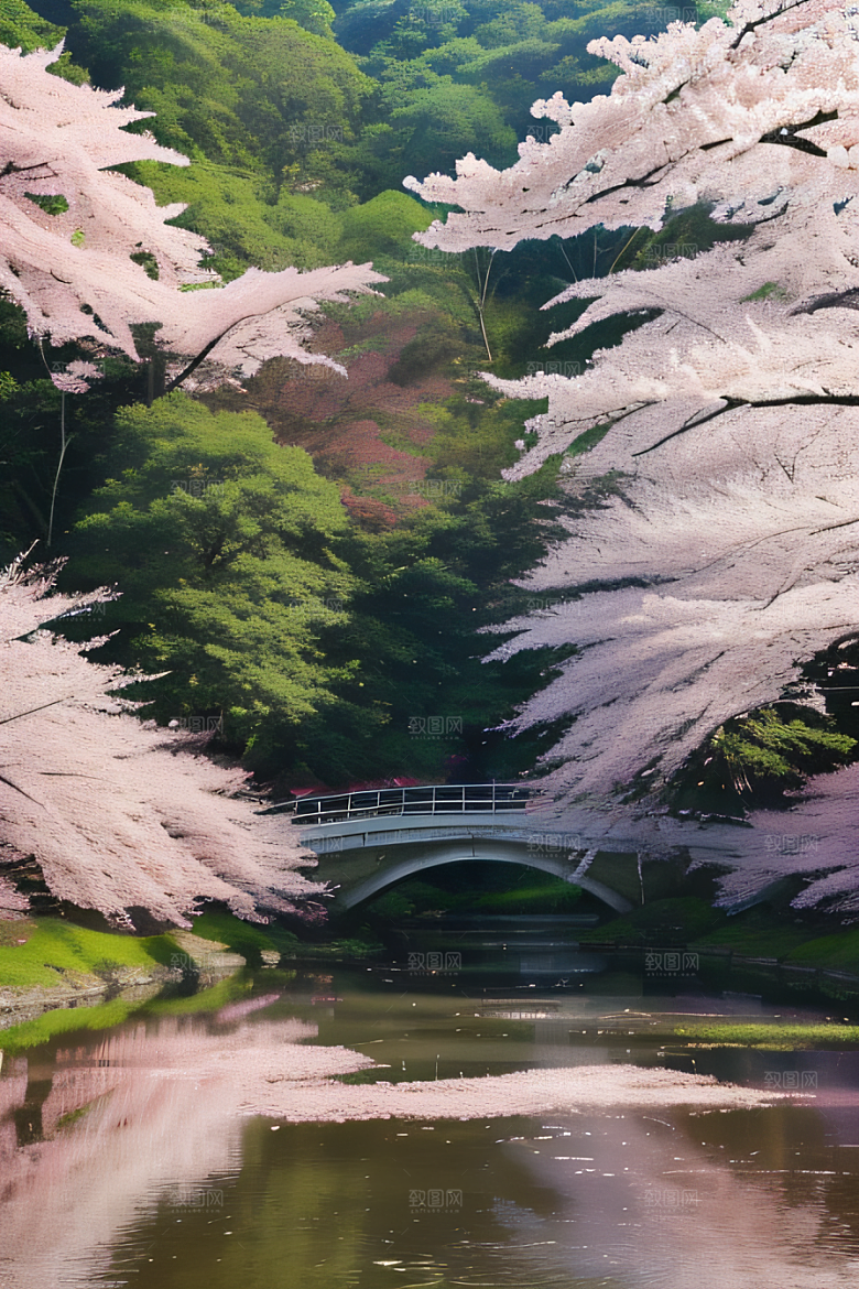 梦幻中的樱花世界