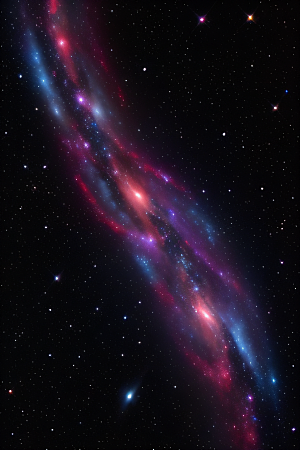 星际奇景宇宙幻觉绘画风格