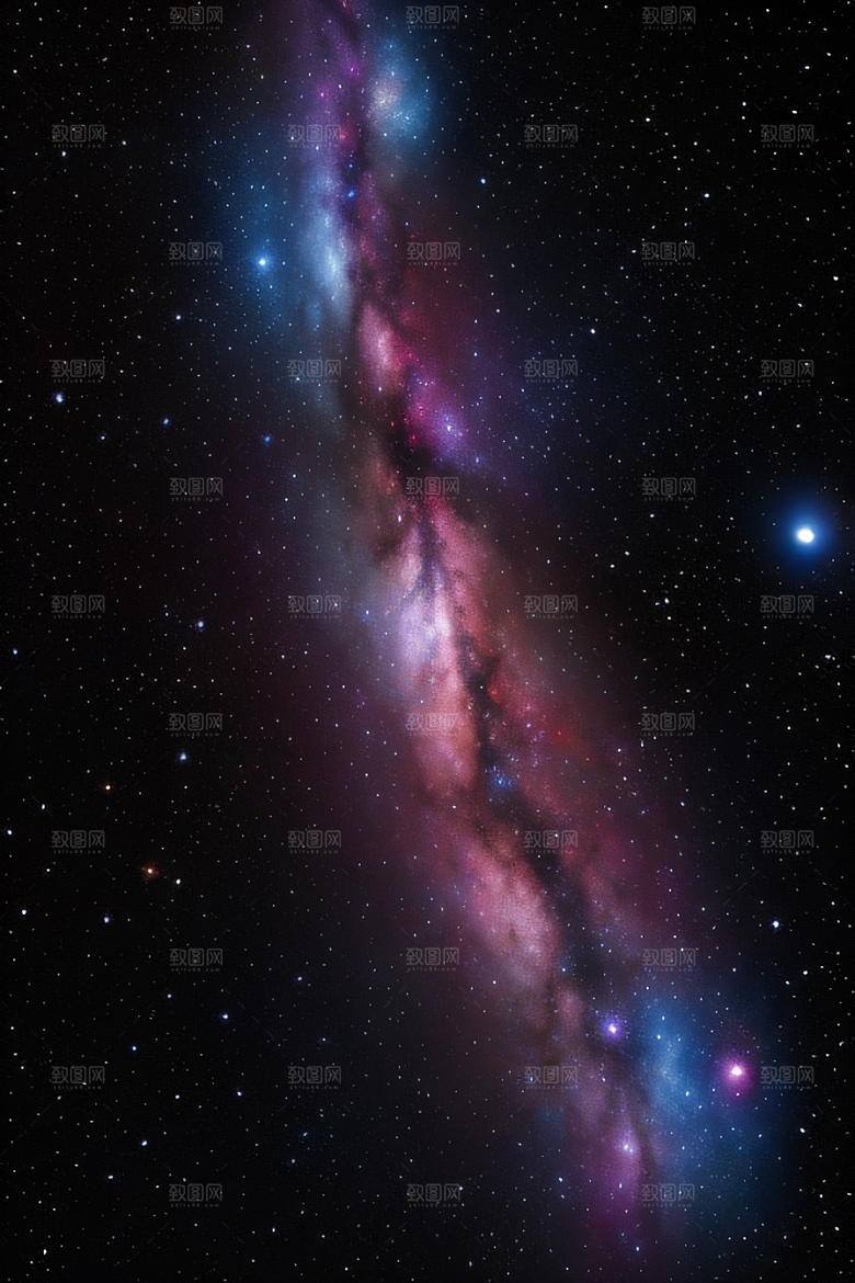 星际奇景宇宙幻觉绘画风格