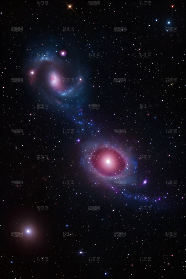 星际奇景宇宙幻觉绘画风格