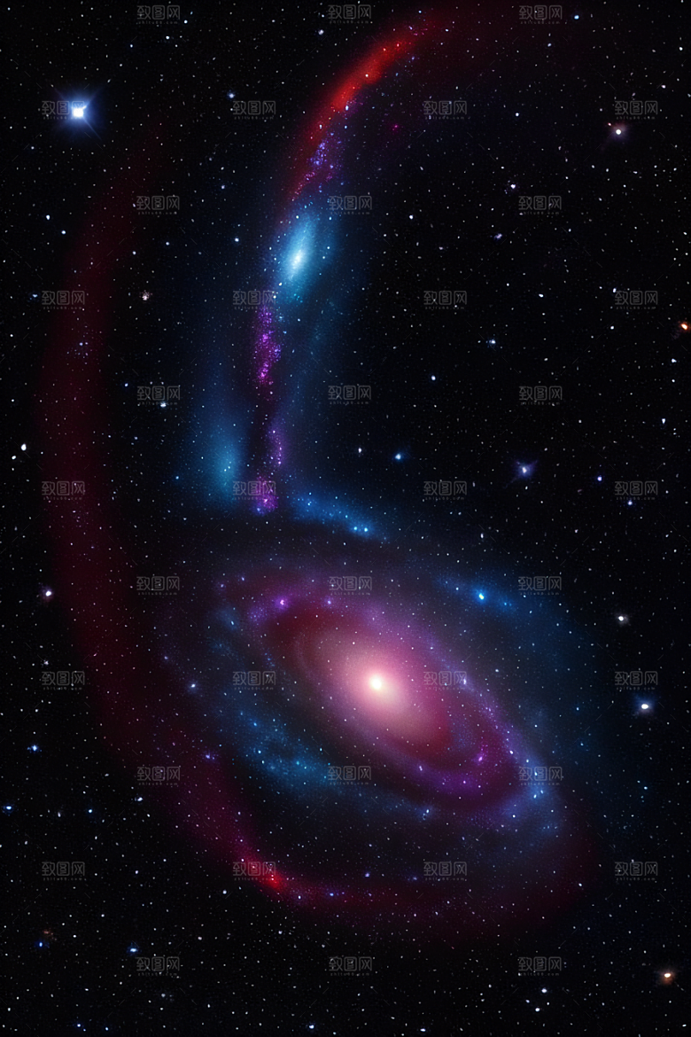 星际奇景宇宙幻觉绘画风格