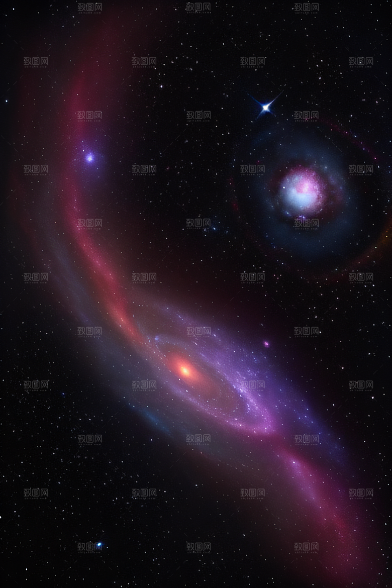 星空幻境宇宙超现实艺术风格